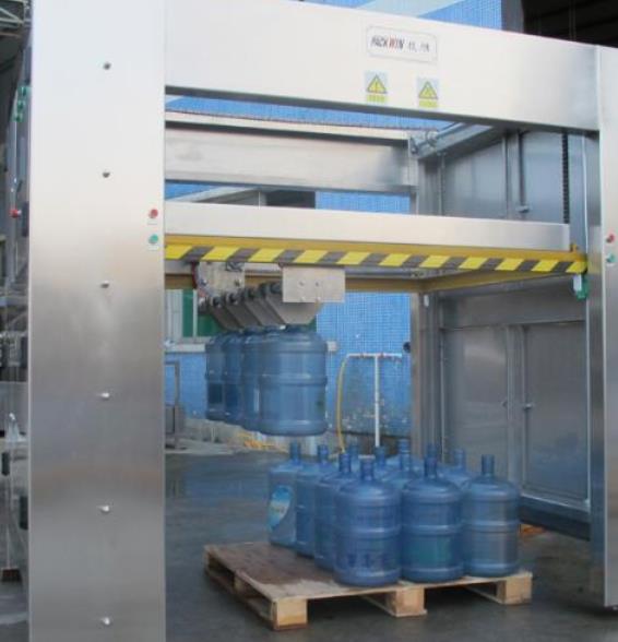 大桶水龙门码垛机_河南大桶水码垛机